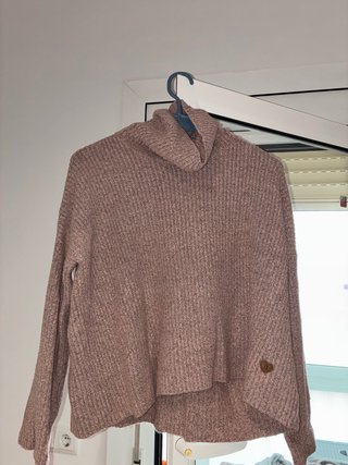 Jersey de punto cuello vuelto