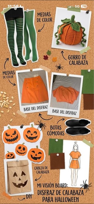 Disfraz de Calabaza para Halloween
