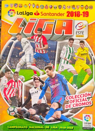 Álbum Completo Cromos Liga Santander 2018-19
