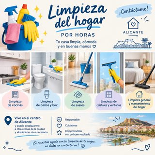 Servicio de limpieza del hogar – Alicante
