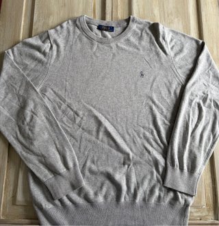Jersey Ralph Lauren Gris Jaspeado Talla L