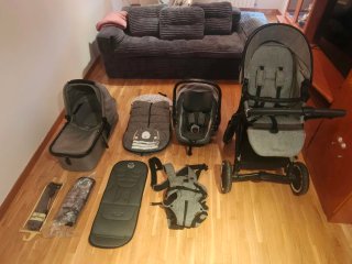 Carrito Jané Muum 3 en 1 Gris