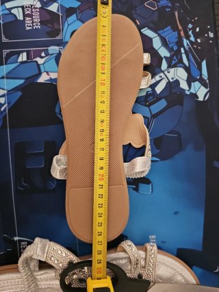 Sandalias Planas de Fiesta con Pedrería