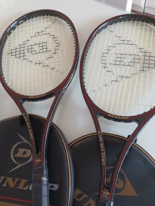 2 Raquetas de Squash Dunlop Black Max Cadet