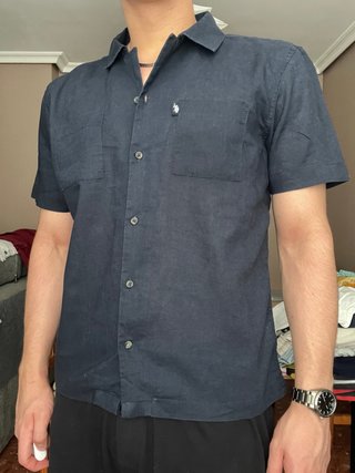 Camisa U.S. Polo Assn. Negra Talla L