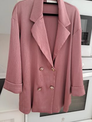Traje Pantalón con Chaqueta Oversize