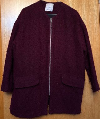 Abrigo Granate Mango Talla S
