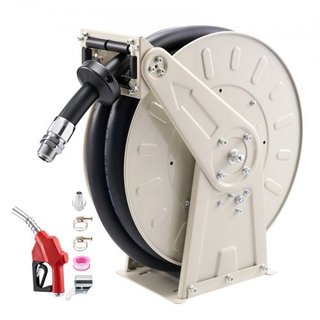 Fuel Hose Reel, 25.4 x 9900 mm Retractable, Spring