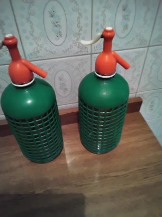 Set de 2 Sifones Vintage
