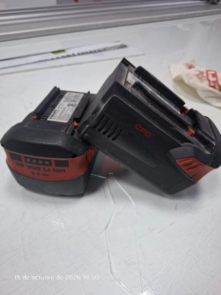 2 Baterías Hilti 36V Li-Ion 3.3Ah