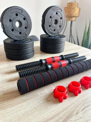 Set di Manubri Aggiustabili Unycos da 10 kg