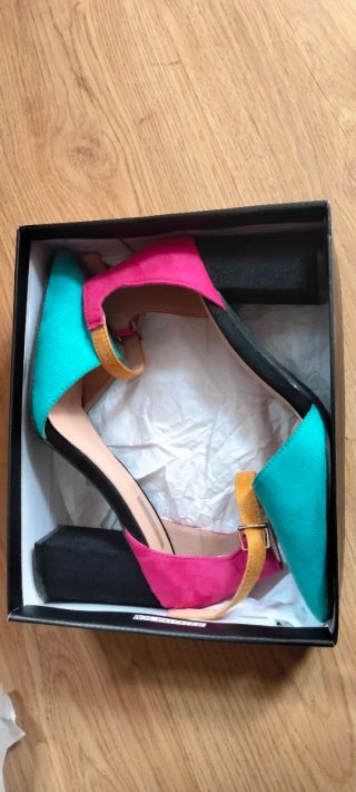 Zapatos de Tacón Multicolor Talla 39