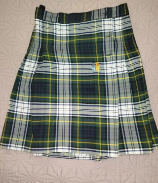 Falda de Uniforme Escolar de Cuadros Grupo Acerca