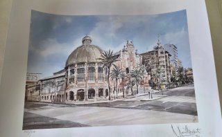 Reproducción numerada y firmada pintor Ruiz Morant