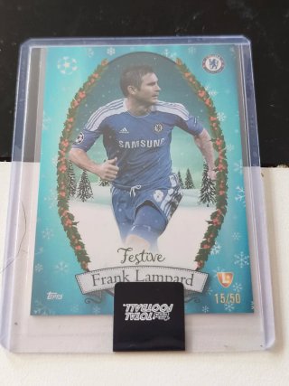 Carta Topps Frank Lampard Festive 15/50