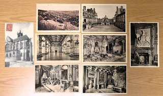 Lote de 140 Postales Antiguas de Francia
