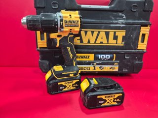 Taladro Percutor Dewalt DCD100Y con 2 Baterías