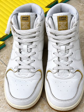 Tenis Altos Green Coast Blancos