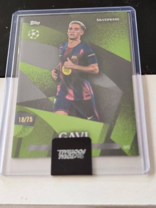Carta Topps Silverware Gavi 18/75