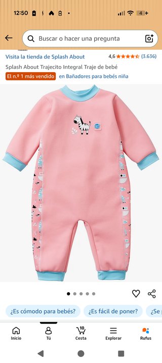 Traje de Neopreno Splash About 12-24 Meses