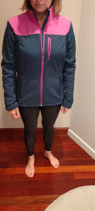 Chaqueta de montaña Quechua con forro polar