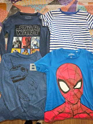 Lote de 4 Camisetas para 6 Años