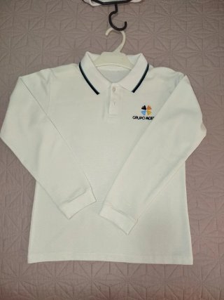 Polo Manga Larga Uniforme Escolar grupo Acerca