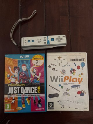 Mando Wii Motion Plus + Wii Play + Just Dance 2014