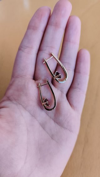3x15€. Pendientes Chapados en Oro