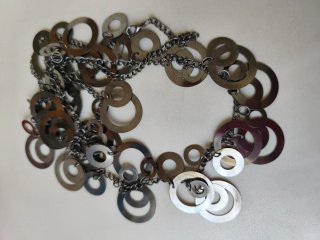 Collar y Pendientes de Círculos