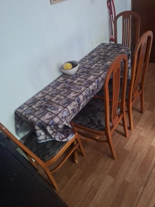 Comedor de Madera plegable ideal para poco espacio