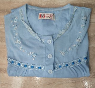 Camisón Azul Disegno Italiano Talla M