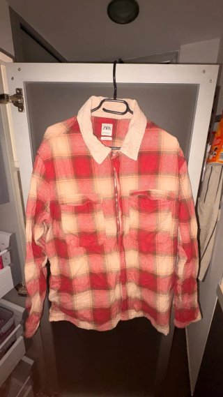 Camisa de cuadros Zara XL