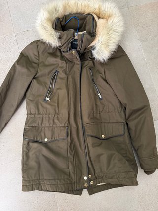 Parka Zara Verde Oliva