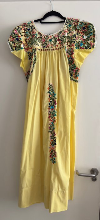 Vestido vintage Mexicano San Antonio Bordado