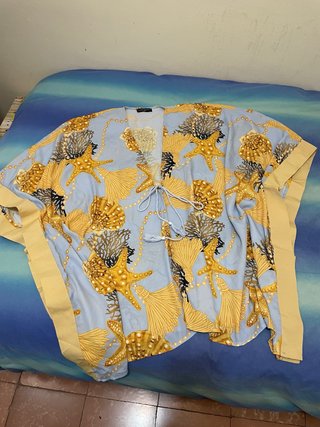 EMANUELA BIFFOLI Firenze. Blusón estampado.Talla L