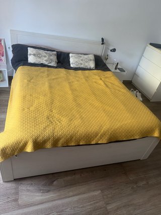 Cama de Matrimonio Blanca