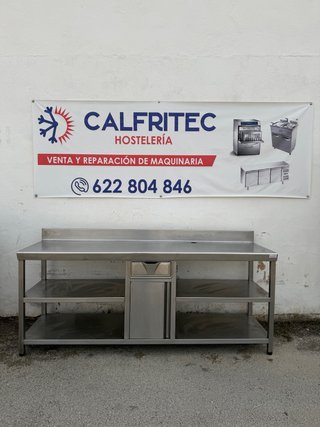Mueble Cafetero de Acero Inoxidable