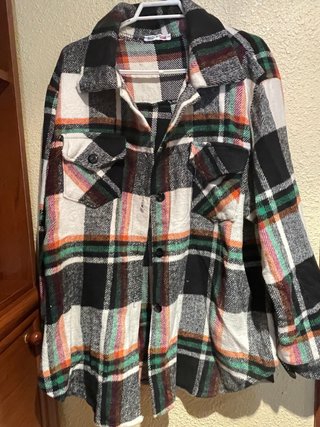 Sobrecamisa de cuadros multicolor