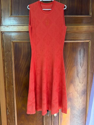 Vestido Carolina Herrera Rojo