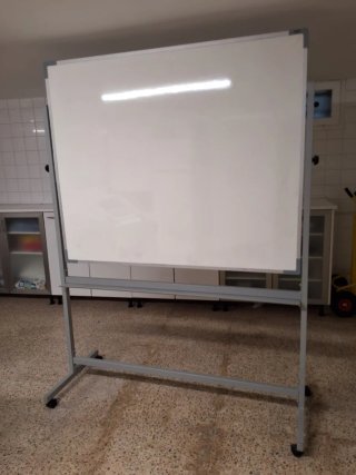 Pizarra Blanca Móvil Doble Cara