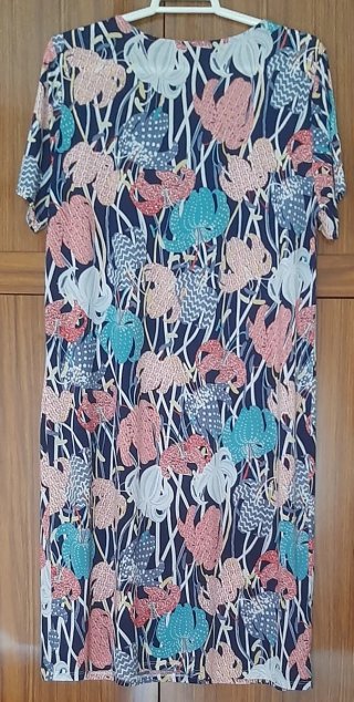 Bata de verano estampada