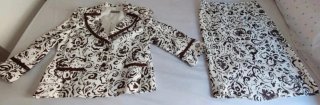 TRAJE MUJER ESTAMPADO TALLA 46