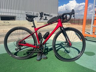 Bicicleta Gravel Merida Roja