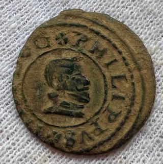 Moneda 8 Maravedis 1664 Madrid. FELIPE IV