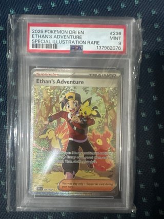 Carta Pokémon Ethan's Adventure PSA 9