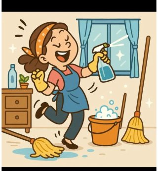 Servicio de limpieza en hogar