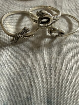 Set de 3 Anillos de Plata Mexicana 925