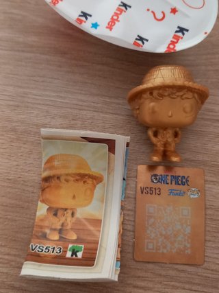 Funko LUFFY GOLD One Piece VS513 Kinder Joy