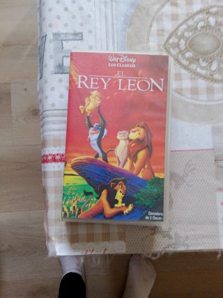 VHS El Rey León (Walt Disney)